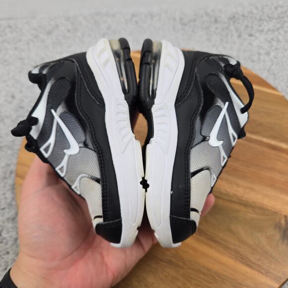 Nike Air Max Plus TD Black White Daily Casual Sneaker Toddler 6c 314730-077 - Picture 9 of 13